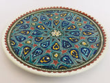 Hand Painted Ceramic Decorative Moorish Plate 1950s