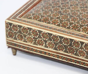 Moorish Decorative Sadeli Micro Mosaic Inlaid Jewelry Box