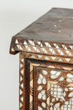 Antique Syrian Mother of Pearl Inlay Wedding Trunk