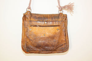 Vintage Moroccan Messenger Leather Bag