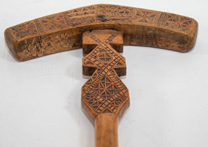 Moroccan Berber Wooden Sugar Hammer Marteau a Sucre Deggaga