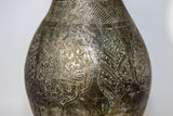 Islamic Tinned Copper Pitcher Middle Eastern Persian Antique 19th Century Ewer
