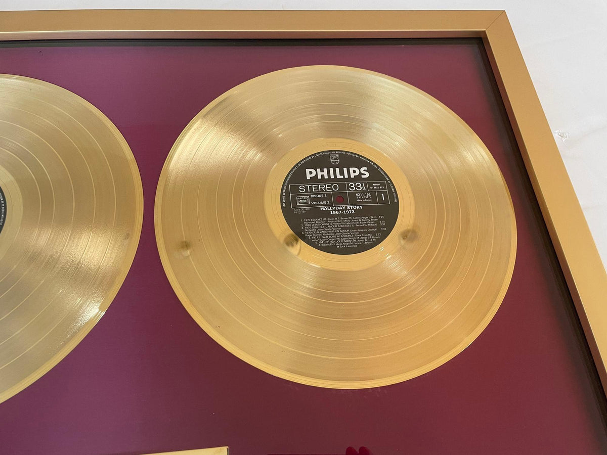 Official Gold Record Award France Johnny Halliday Story 1967-1973 Vol.2 — additional view 7