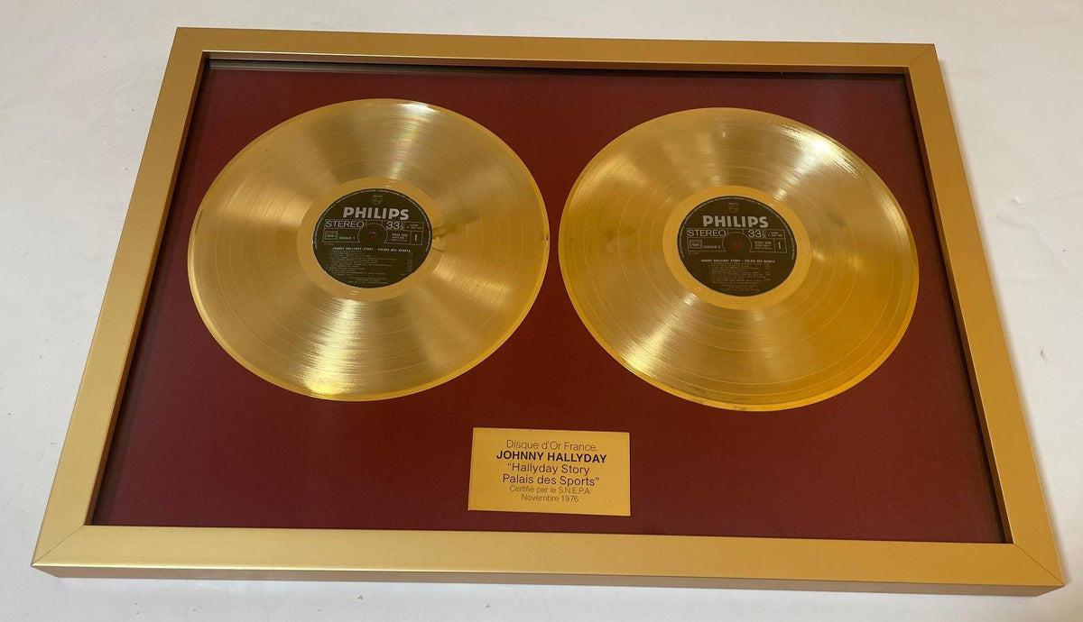 Official Gold Record Award France Johnny Halliday Story Palais des Sports 1976 — additional view 8