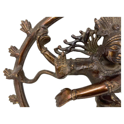 Asian Dancing Hindu Bronze Copper Shiva Nataraja Circa 1950 — additional view 13