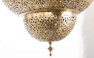 Moroccan Brass Chandelier Pendant Light Fixture Granada Moorish Style