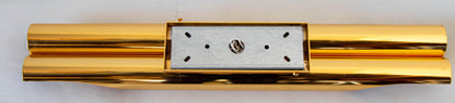 Italian Polished Brass Orgue Wall Sconce, Post-Modern Design, 2015 — Italy
