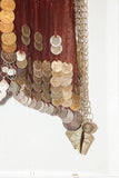 Islamic Face Veil, Egyptian Bedouin Desert Garment Nikab Framed Collectible