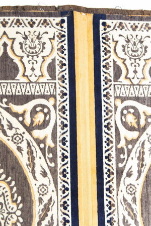 Antique Moroccan Moorish Silk Textile Tapestry Wall Hanging Hiti 19th C.