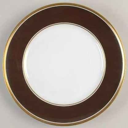 Richard Ginori Brown & Gold Trimmed Dinnerware Service Of 93 Pieces — detail view 7