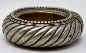 Antique Ethnic North African Moroccan Silver Anklet Ashtray Catchall Dish