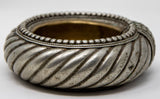 Antique Ethnic North African Moroccan Silver Anklet Ashtray Catchall Dish