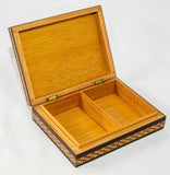 Moorish Spain Inlaid Marquetry Mosaic Box 1950's