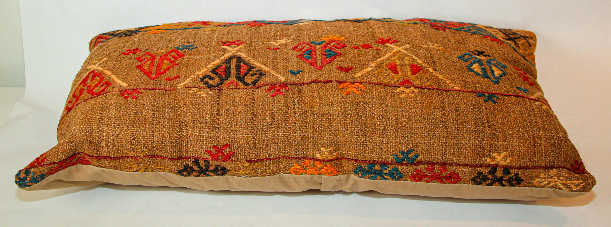 Vintage Moroccan Berber Pillow Hand-woven Rug Pillow