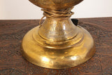 Antique Moorish Brass Table Lamp with Arabic Script