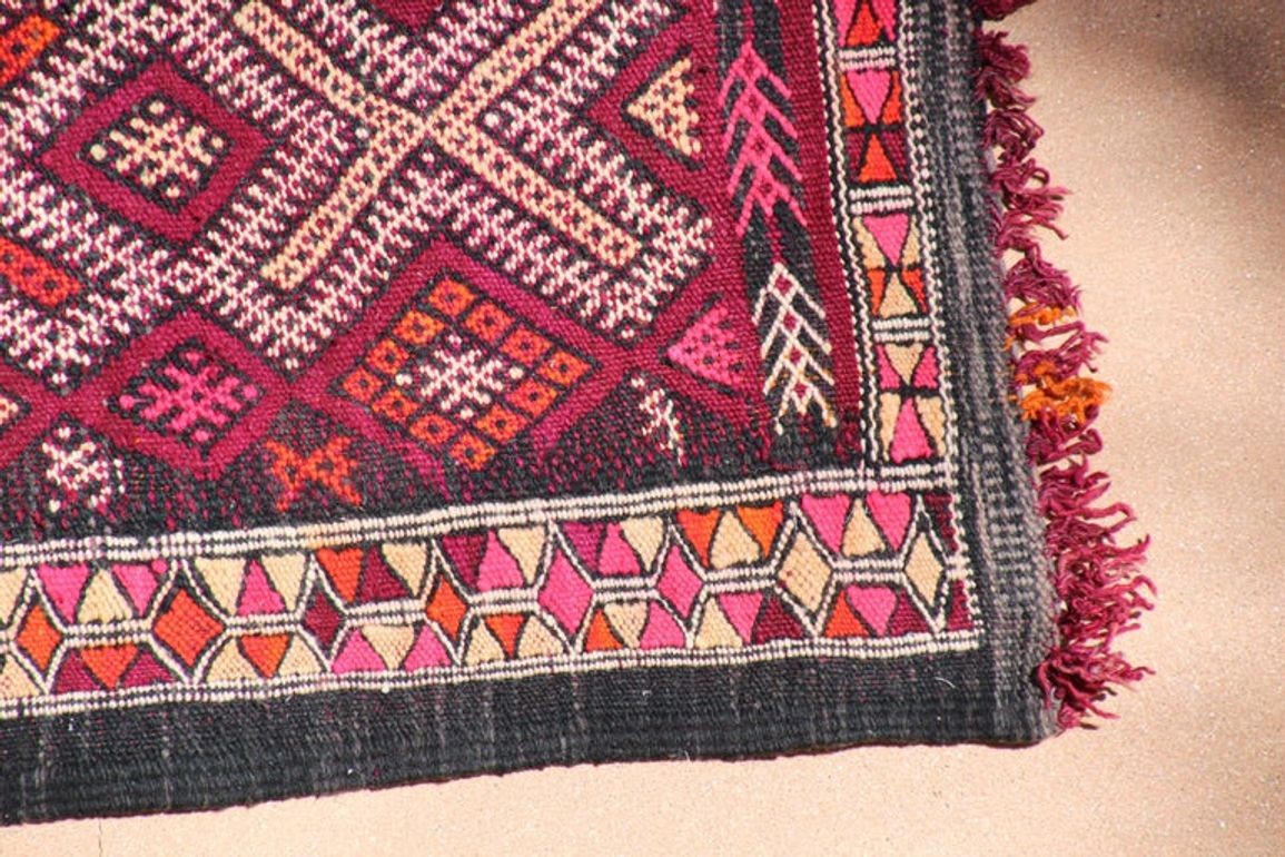 Moroccan African Tuareg Vintage Runner Rug