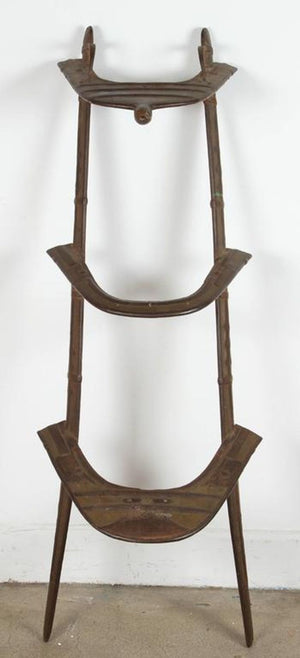 Antique Camel, Dromadaire Brass and Iron Saddle