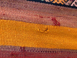 1960s Vintage Flat-Weave Berber Moroccan Rug