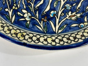 Jerusalem Polychrome Hand Painted Ceramic Plate