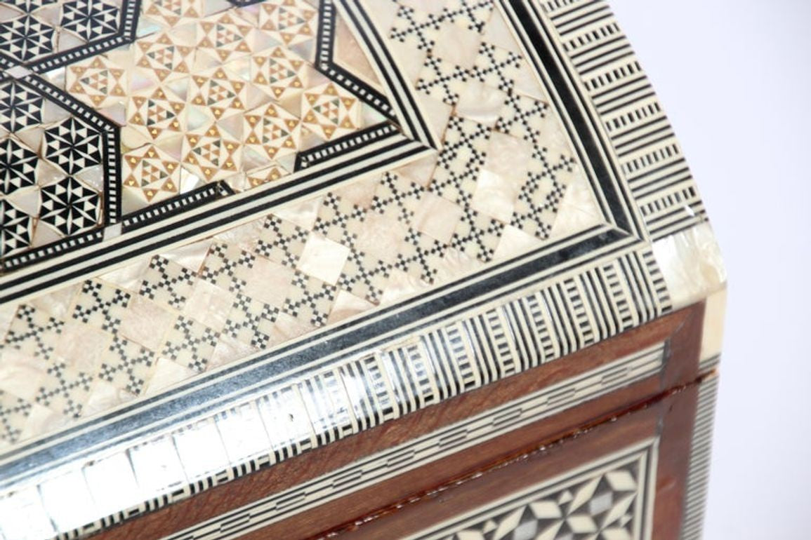 Handcrafted Middle Eastern Sadeli Jewelry Box