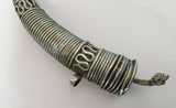 Traditional Silver Torque Necklace Chocker from Rajasthan India