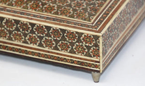 Moorish Decorative Sadeli Micro Mosaic Inlaid Jewelry Box