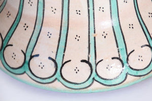 Moorish Ceramic Glazed Covered Urn Handcrafted in Fez Morocco