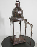 Moroccan Lantern in Metal and Clear Glass