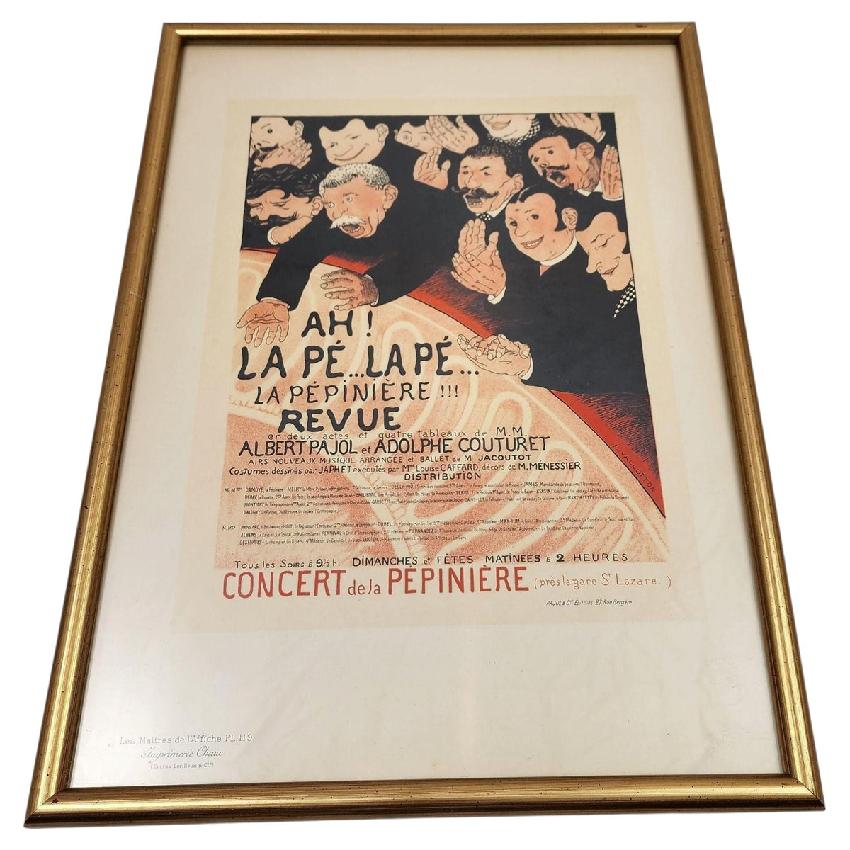 Vallotton French Poster by Les Maîtres de l’Affiche Ah la Pé la Pé la Pépinierè — additional view 3