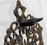 North-African Brass Hanukkah Lamp Menorah Oil Lamp Judaica Morocco 19th Century
