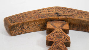 Moroccan Berber Wooden Sugar Hammer Marteau a Sucre Deggaga