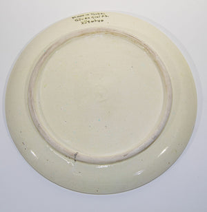 Kutahya Hand Painted Islamic Turkish Decorative Plate 1950's