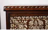 Antique Syrian Mother of Pearl Inlay Wedding Trunk