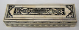 Moorish Islamic Mughal Raj Decorative Vizagapatam Carved Bone Jewelry Box India