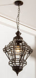 Moroccan Clear Glass Lantern in Moorish Style