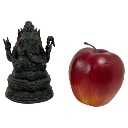 Bronze Statue Sculpture of Ganesh Indian or Nepalese Bronze Hindu Statue