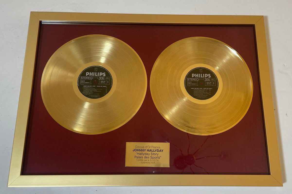 Official Gold Record Award France Johnny Halliday Story Palais des Sports 1976 — additional view 9