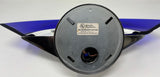 Postmodern Italian Cobalt Blue Murano Glass & Chrome Wall Sconce, 1980s 1 of 7
