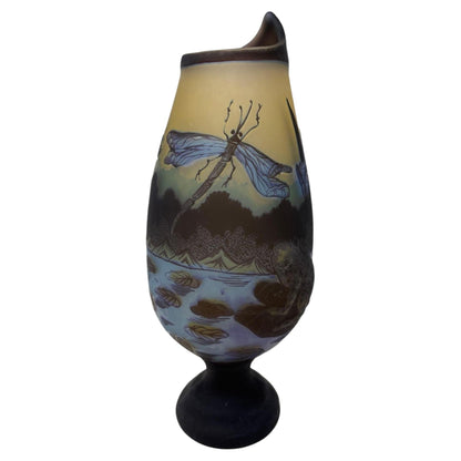Art Nouveau Cameo Vase Signed Emile Galle 14 inches — additional view 14