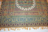 Antique Large Moorish Silk Textile Granada Spain Islamic Art