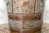 Antique Middle Eastern Islamic Copper Vase with Handles