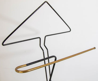 Vintage Folding Valet Metal Stand by Fratelli Reguitti 1950s