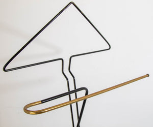 Vintage Folding Valet Metal Stand by Fratelli Reguitti 1950s