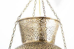 Moroccan Brass Chandelier Pendant Light Fixture Granada Moorish Style
