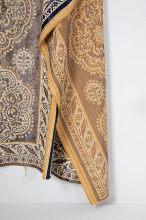 Antique Moroccan Moorish Silk Textile Tapestry Wall Hanging Hiti 19th C.