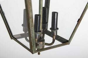 Verdigris Copper Brass Hanging Hall Lantern