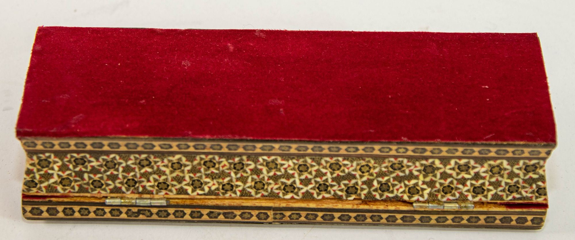 Micro Mosaic Moorish Inlaid Jewelry Pen Box