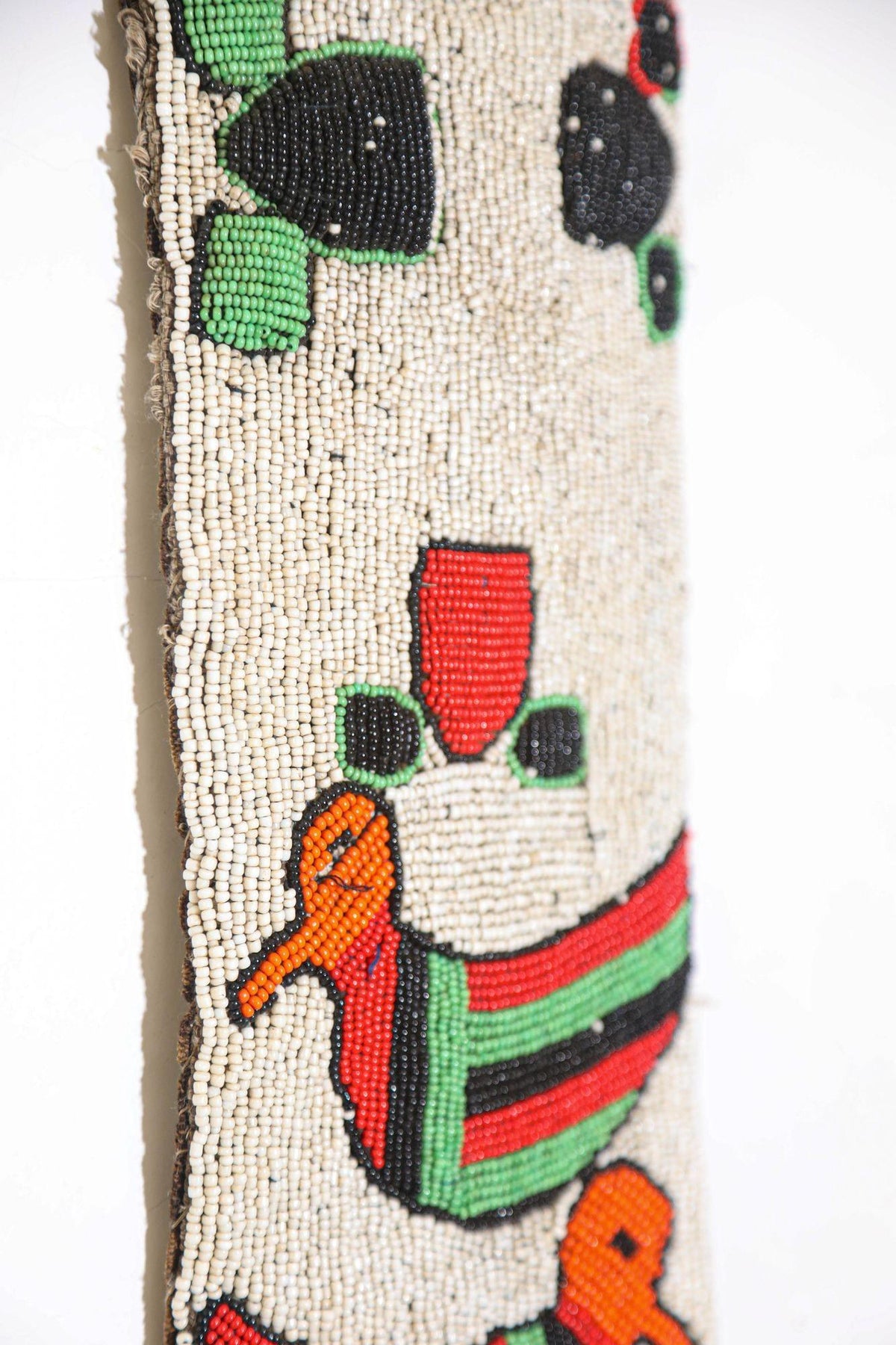 African Yoruba Diviner's Beaded Wall Hanging Panel Sash 1950 — additional view 8