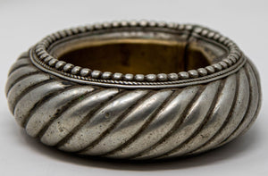 Antique Ethnic North African Moroccan Silver Anklet Ashtray Catchall Dish
