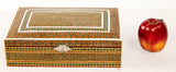 Middle Eastern Persian Micro Mosaic Khatam Inlaid Jewelry Box